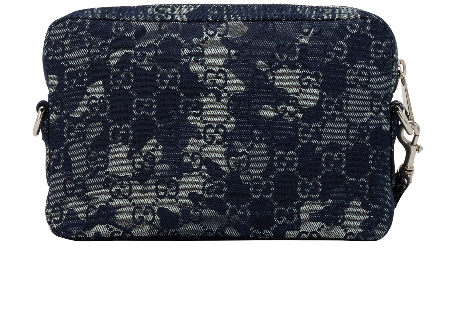 GG Camouflage Crossbody, &pound;750, Handbags, Navy, Denim, Back view
